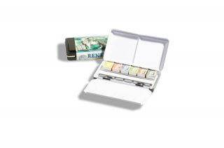 Akwarele Extrafine Renesans  w met. kasetce - Pocket box - 6 kolorów + 6 wolnych miejsc