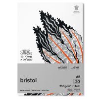 Blok Bristol 250 g, 20 ark Winsor & Newton - A5 14, 8 x 21 cm