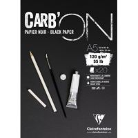 Blok CarbON – czarny papier - A5 14,8 x 21 cm