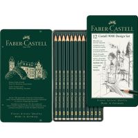 Komplet ołówków 9000 Faber-Castell - Design Set 5B – 5H (12 szt)