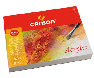 Blok Acrylic Canson 400g - 24 x 32 cm, 50 ark