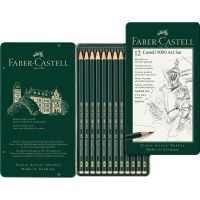 Komplet ołówków 9000 Faber-Castell - Art Set 8B – 2H (12 szt)