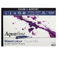 Blok Aquafine Texture 300 g 12 ark Daler-Rowney - A3 29,7 x 42 cm