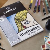 Blok do komiksów Canson Illustration 250 g, 12 ark - A4 21 x 29,7 cm