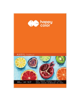 Blok do farb akrylowych Happy Color 360 g 10 ark - A4 21 × 29,7 cm