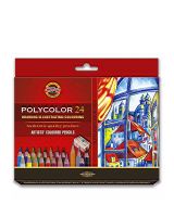 Kredki Polycolor opakowanie tekturowe Koh-I-Noor - 3834 - 24 kolory