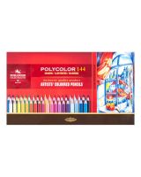 Kredki Polycolor opakowanie metalowe Koh-I-Noor - 3828 –144 kolory
