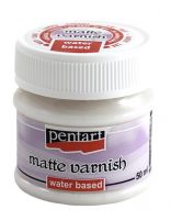 Lakier matowy wodny Pentart - 50 ml