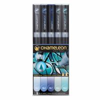 Zestaw 5 markerów Chameleon Pen - Blue tones