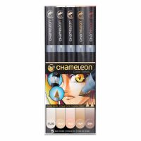 Zestaw 5 markerów Chameleon Pen - Skin tones