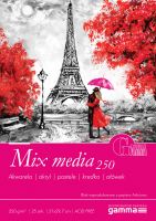 Blok Mix Media 250 g, 25 ark, Gamma - A4 21 x 29,7 cm