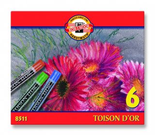 Pastele suche Toison Dor Koh-I-Noor - 8511 - 6 kolorów