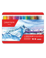 Zestaw pasteli Neocolor II Aquarelle Caran dAche - 40 kolorów