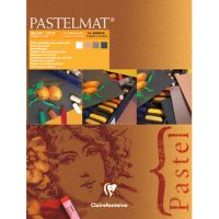 Blok do pasteli Pastelmat 360 g 12 ark - 18 x 24 cm - kolory ciemne, przekładki między kartkami