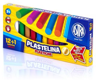 Plastelina Astra  - 12 + 1 kolorów