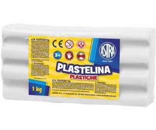 Plastelina Astra 1kg - biała