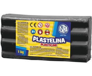 Plastelina Astra 1kg - czarna