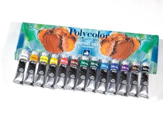 Zestaw farb akrylowych Polycolor - Intro Set 13 x 20 ml