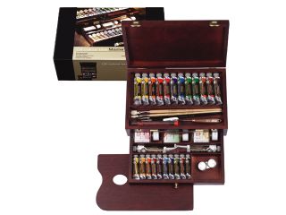Zestaw farb olejnych Rembrandt - Master Box 10 x 15 ml + 12 x 40 ml