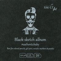 Blok Black Sketch Pad SMLT 165 g  - 9 x 9 cm 