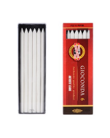 Wkłady do ołówka 5,6 mm 6 szt Koh-I-Noor - 4371 - biały pastel