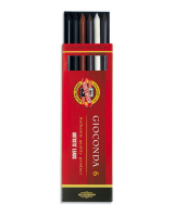 Wkłady do ołówka 5,6 mm 6 szt Koh-I-Noor - 4869/5 - mix kolorów