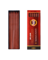 Wkłady do ołówka 5,6 mm 6 szt Koh-I-Noor - 4373 - sepia czerwona
