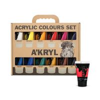 Zestaw farb Akryl Renesans  - 12 x 100 ml