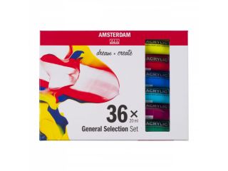 Zestaw farb akrylowych Amsterdam  - 36 kol x 20 ml