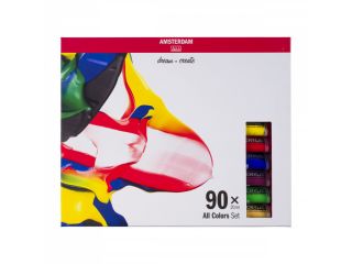 Zestaw farb akrylowych Amsterdam  - 90 kol x 20 ml